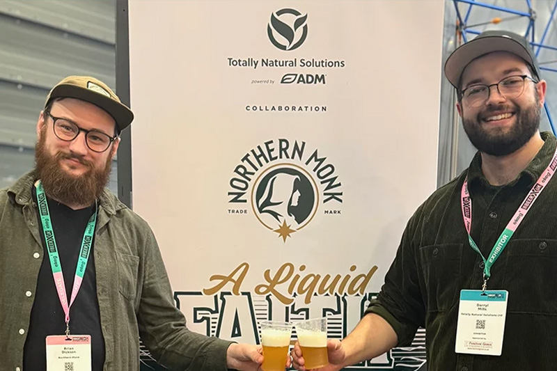 Left: Brian Dickson, Founder & Technical Director, Northern Monk. Right: Darryl Mills, Brewing Specialist, ADM